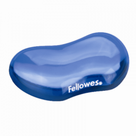 Fellowes 冰藍水晶啫喱前臂軟墊Crystal Blue Flex Rest (blue)