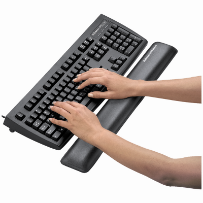 Fellowes Microban® 防菌長形啫喱手腕軟墊 Gel Wrist Rest